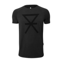 T-shirt med rund hals