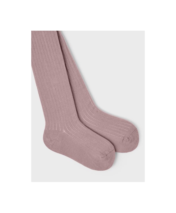 Name it 2-pak rib strømpebukser i woodrose og rose til piger – Outlet billede 3