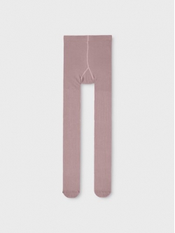Name it 2-pak rib strømpebukser i woodrose og rose til piger – Outlet