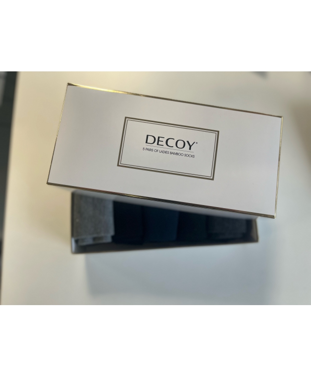 Decoy 5-pak bambus ankelstrømper i gaveæske til kvinder billede 2