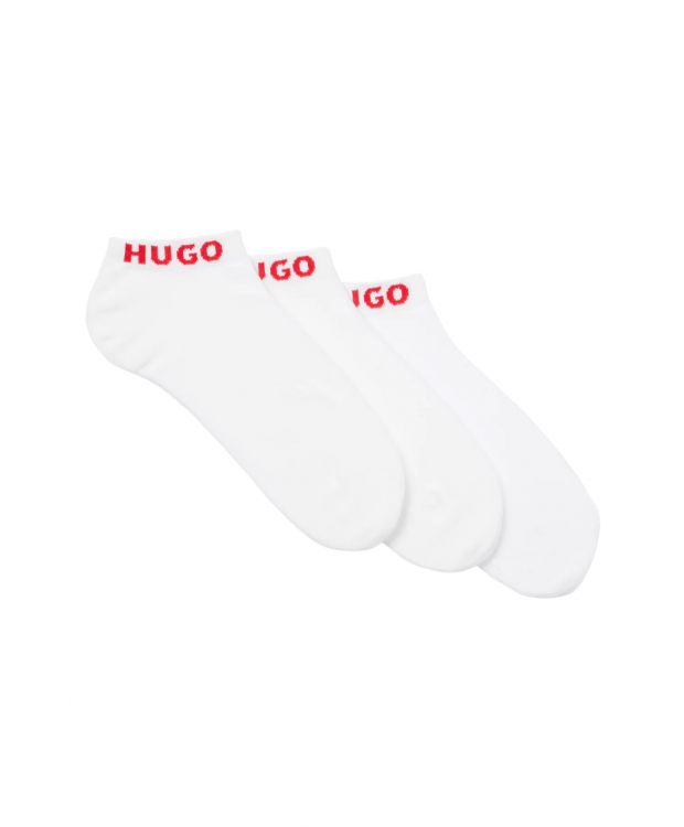 HUGO 3-pak hvide ankelstrømper til kvinder – OUTLET billede 1