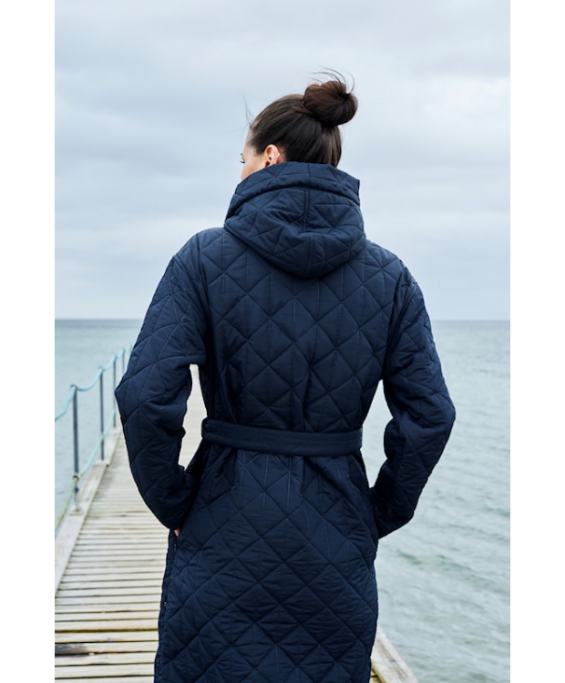 JBS of Denmark udendørs vinterbadekåbe navy unisex billede 2