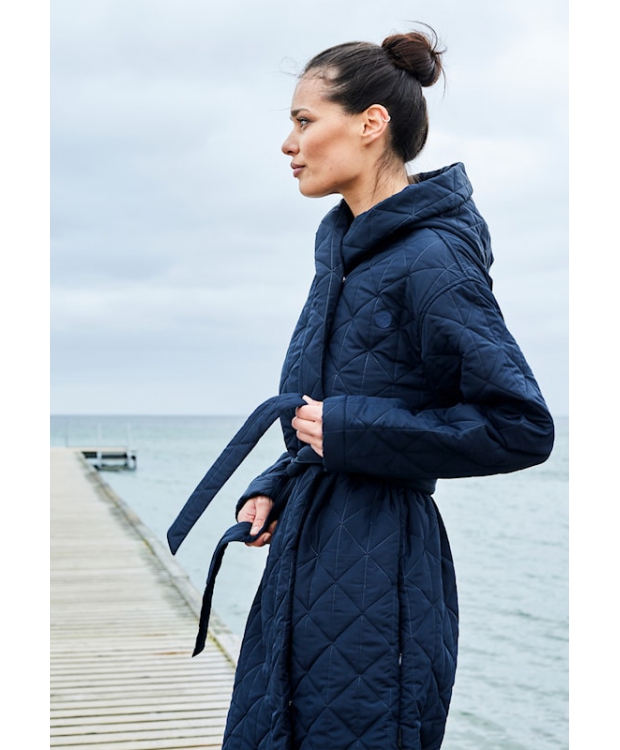 JBS of Denmark udendørs vinterbadekåbe navy unisex billede 4