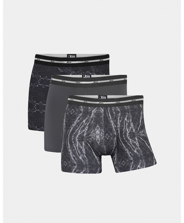 JBS 3pak underbukser/boxershorts i grå til herre billede 1