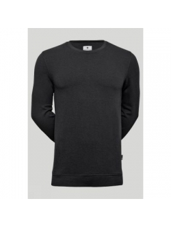 JBS of Denmark sort sweatshirt med bambusviskose til herre