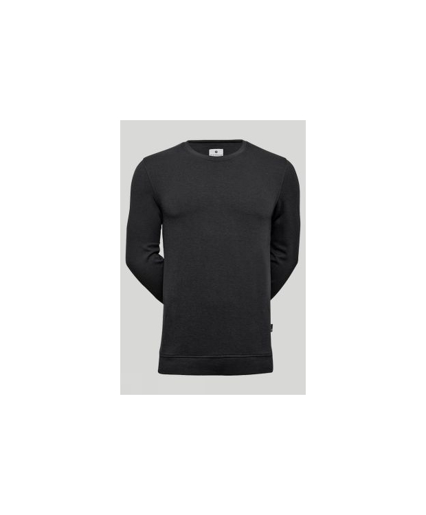 JBS of Denmark sort sweatshirt med bambusviskose til herre billede 1