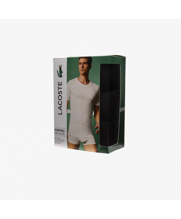 Lacoste sorte T-shirts til herre 3-pak – OUTLET billede 2