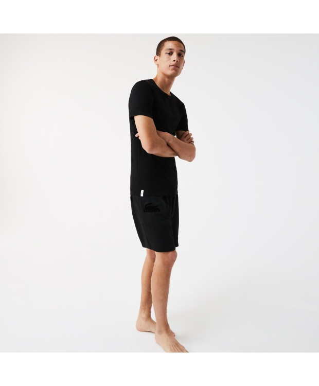 Lacoste sorte T-shirts til herre 3-pak – OUTLET billede 3