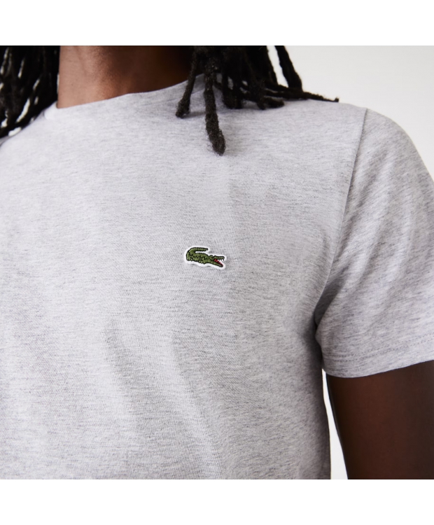 Lacoste grå V-hals T-shirt til herre – regular fit billede 2