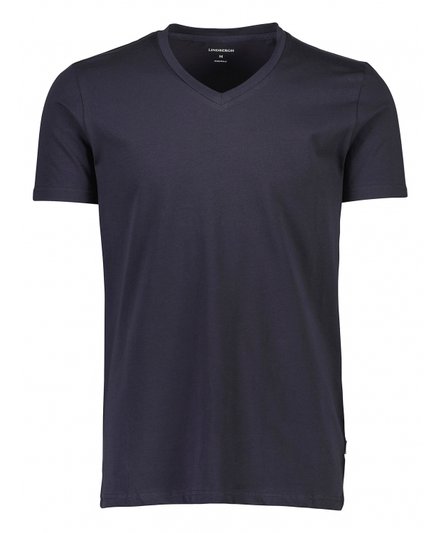 Lindbergh sort T-shirt med V-hals billede 2
