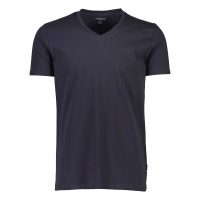 Lindbergh sort T-shirt med V-hals