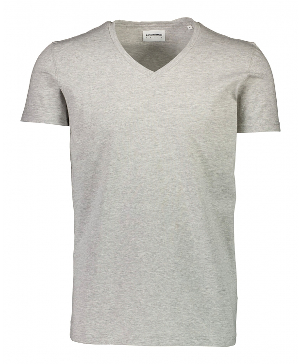 Lindbergh grå T-shirt med V-hals billede 2