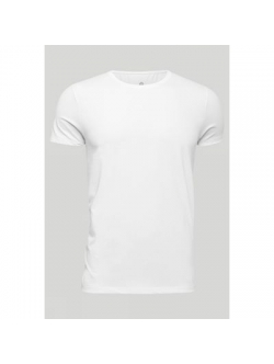 JBS of Denmark hvid T-shirt med rund hals og økologisk bomuld til herre