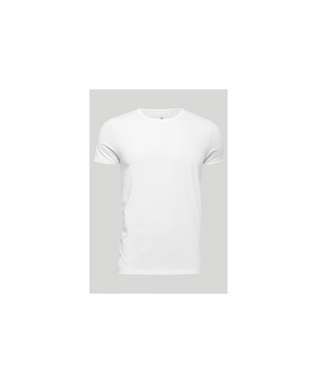 JBS of Denmark hvid T-shirt med rund hals og økologisk bomuld til herre billede 1