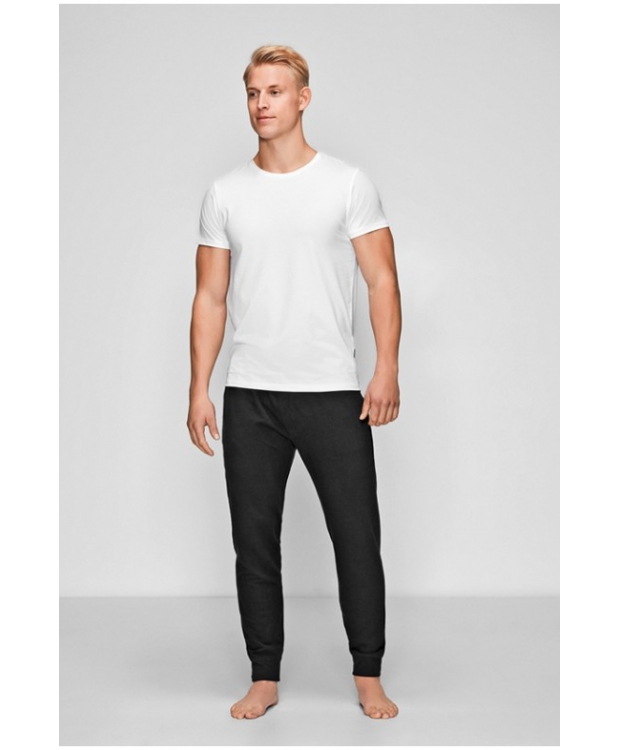 JBS of Denmark hvid T-shirt med rund hals og økologisk bomuld til herre billede 2