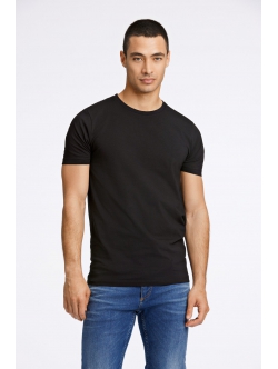 Lindbergh sort T-shirt med rund hals