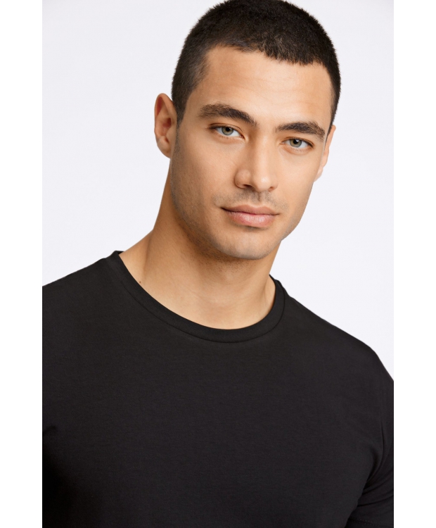 Lindbergh sort T-shirt med rund hals billede 4