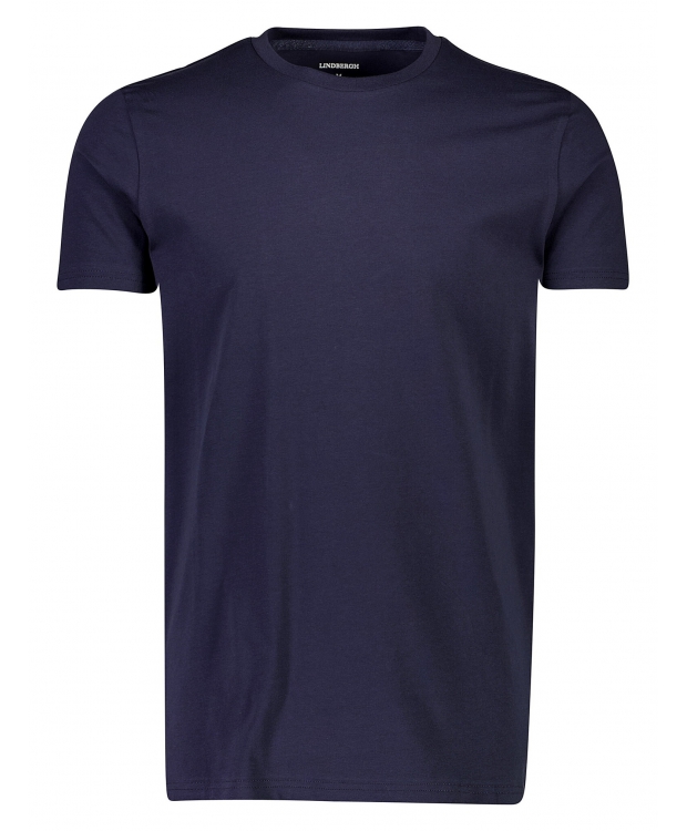Lindbergh navy T-shirt med rund hals billede 2