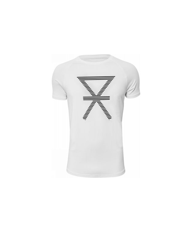 JBS of Denmark hvid T-shirt med print og bambusviskose til herre billede 1