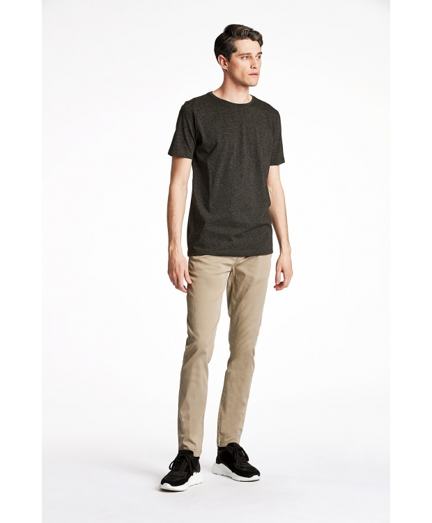 Lindbergh sort T-shirt i bomuldsblanding til herre billede 4