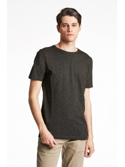 Lindbergh sort T-shirt i bomuldsblanding til herre