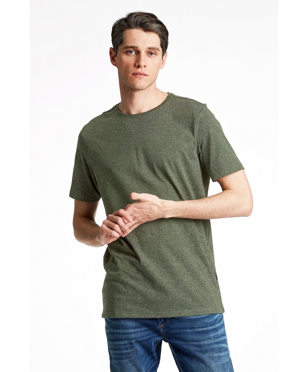 Lindbergh grøn T-shirt i bomuldsblanding til herre billede 2