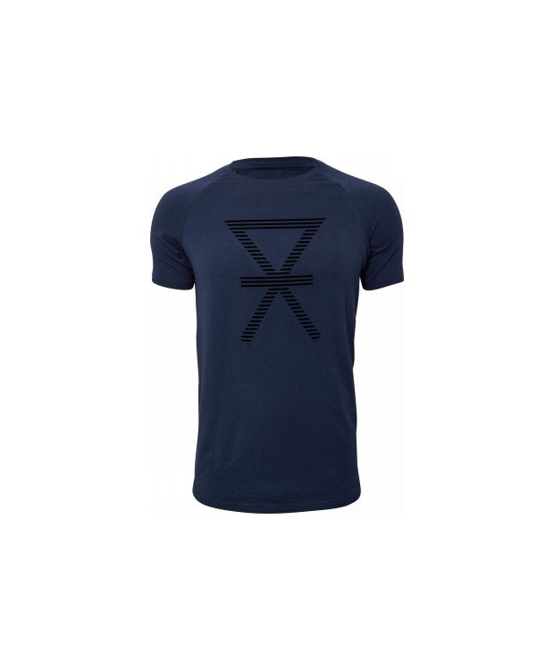 JBS of Denmark bambus-T-shirt med print i blå og sort til herre billede 1