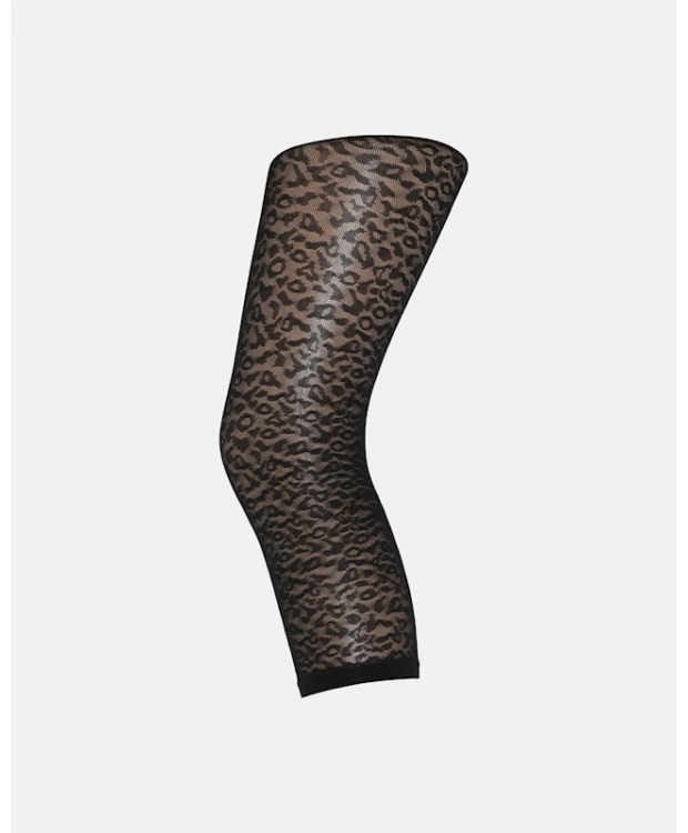 Decoy 50 den capri-strømpebukser med leopardmønster billede 1