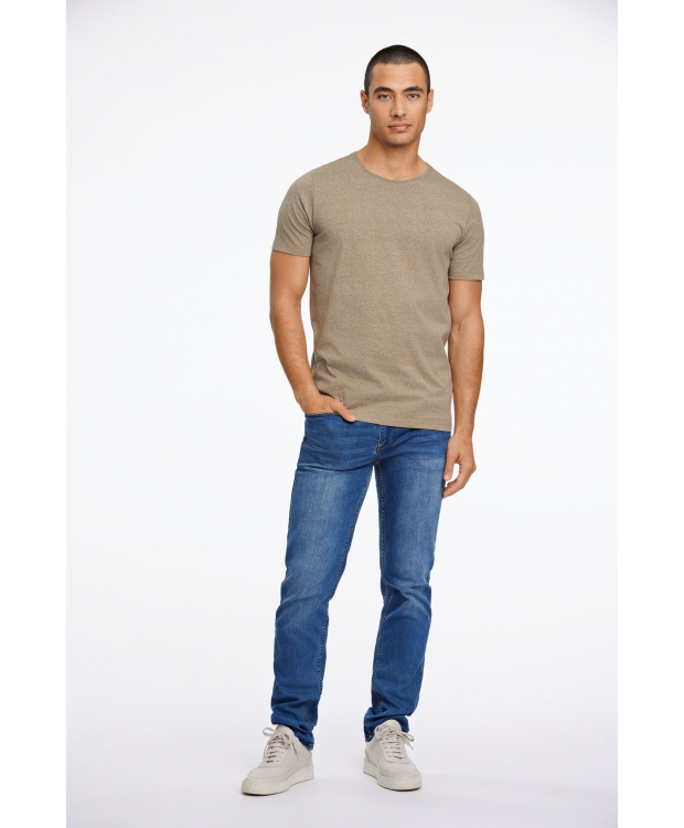 Lindbergh grønmeleret T-shirt til herre - OUTLET billede 5