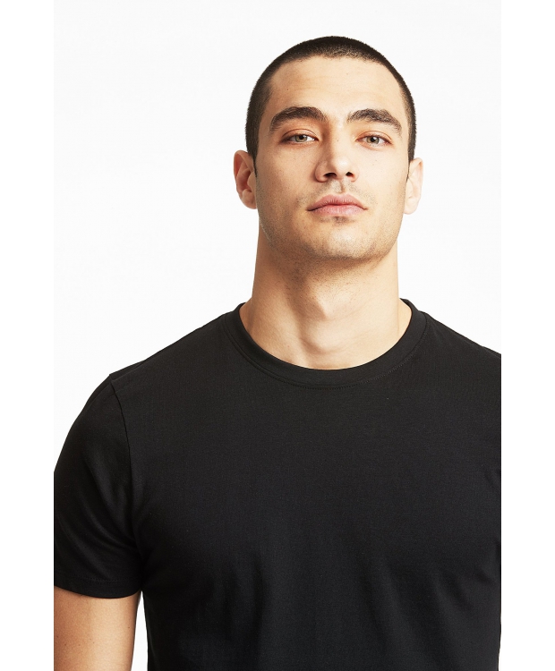 Lindbergh White sort 4-pak T-shirts til herre billede 4