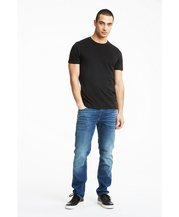Lindbergh White sort 4-pak T-shirts til herre billede 6