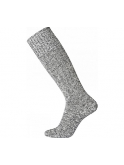 Egtved Ragsock uldknæstrømper i lysegrå – unisex 38–49
