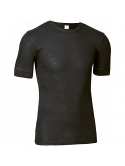 JBS sort T-shirt med rund hals til herre i 100 % bomuld