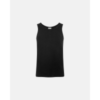 Resteröds ribbede tanktops til herre – sort 2-pak