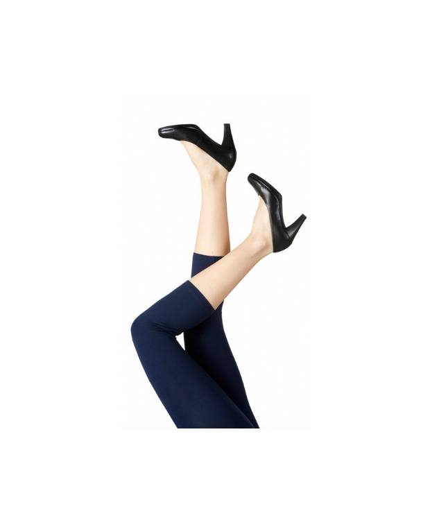 Festival navy bambus-caprileggings 3/4 til kvinder billede 2