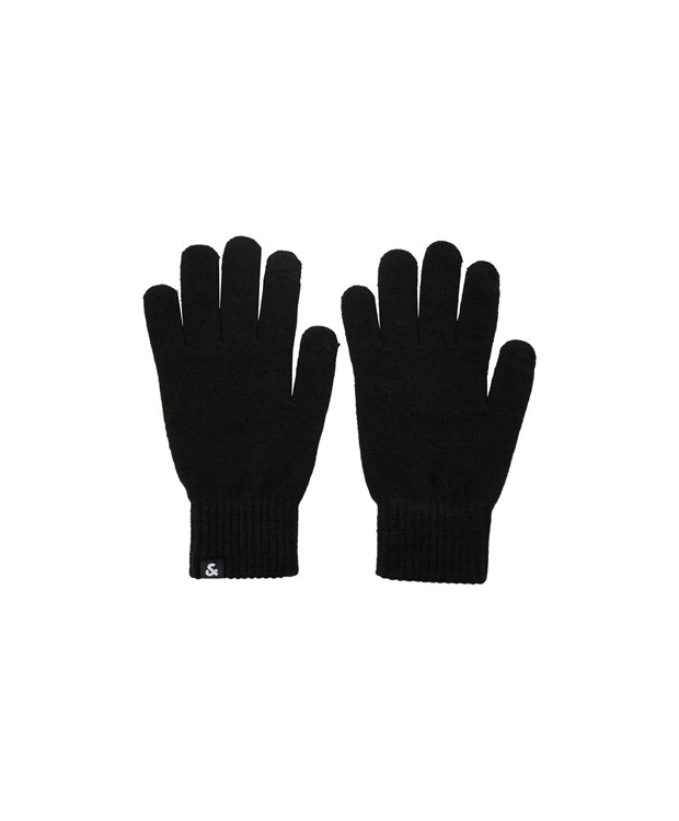 JACK & JONES strikhandsker i akryl til herre – sort billede 1