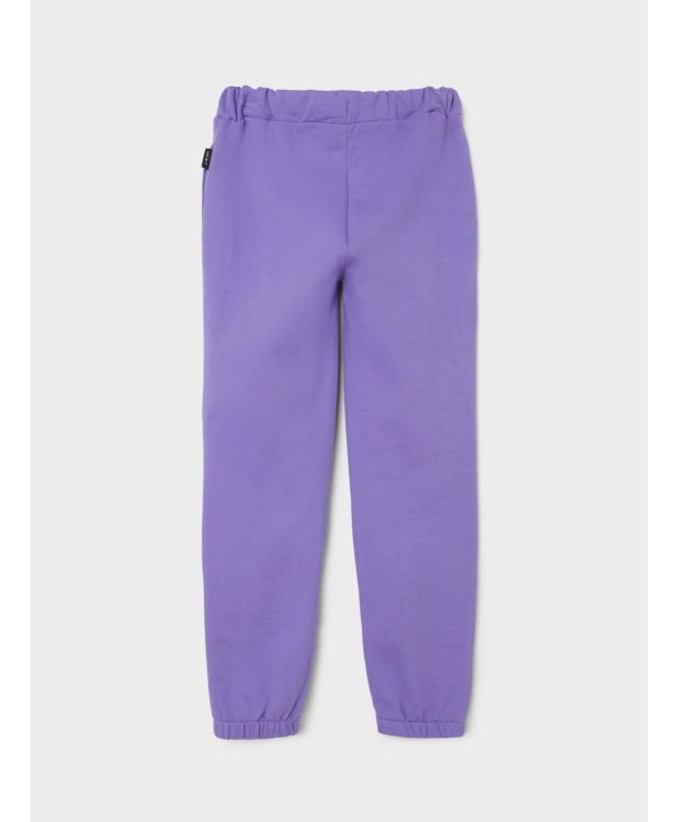 NAME IT sweatpants i bomuldsblanding til piger – lilla billede 2