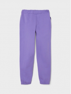 NAME IT sweatpants i bomuldsblanding til piger – lilla