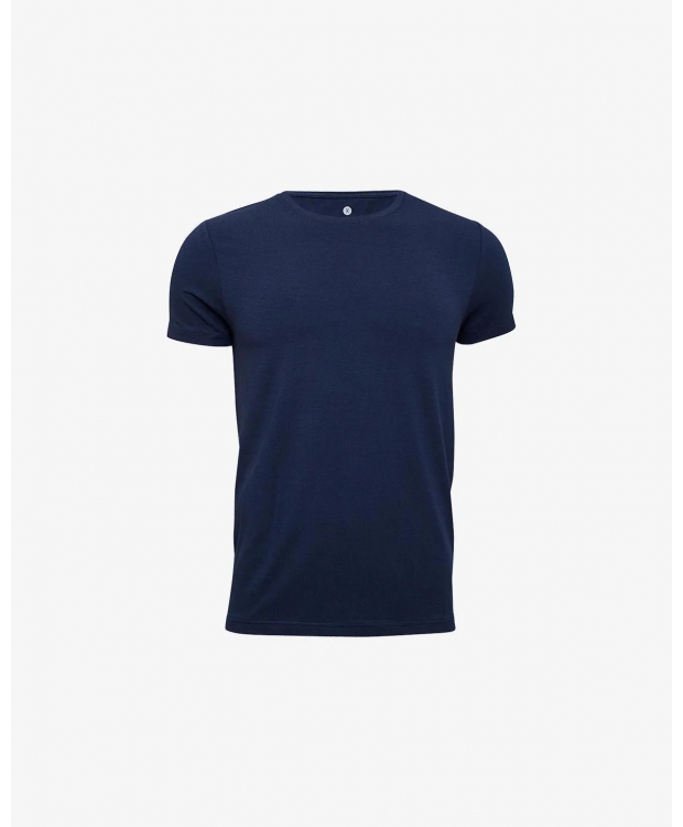 JBS Of Denmark T-shirt i økologisk bomuld i navy til herre billede 1