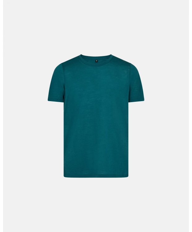 JBS of Denmark t-shirt i uld i grøn til herre billede 1
