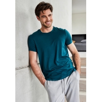JBS of Denmark t-shirt i uld i grøn til herre