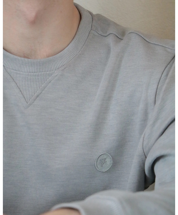 JBS of Denmark sweatshirt til herre – lysegrå billede 2