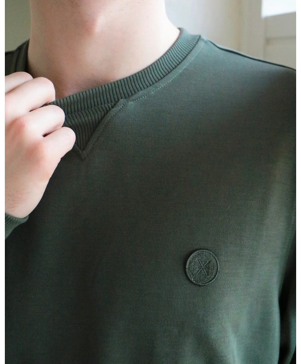JBS of Denmark sweatshirt i grøn til herre billede 2
