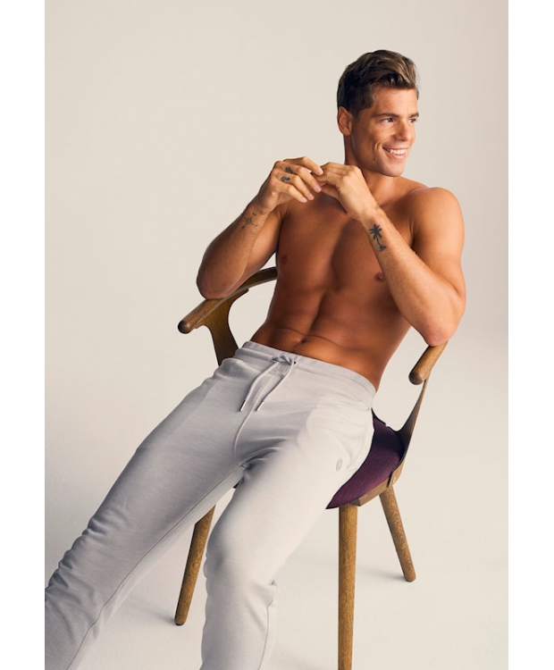 JBS of Denmark sweatpants i lysegrå til herre billede 3