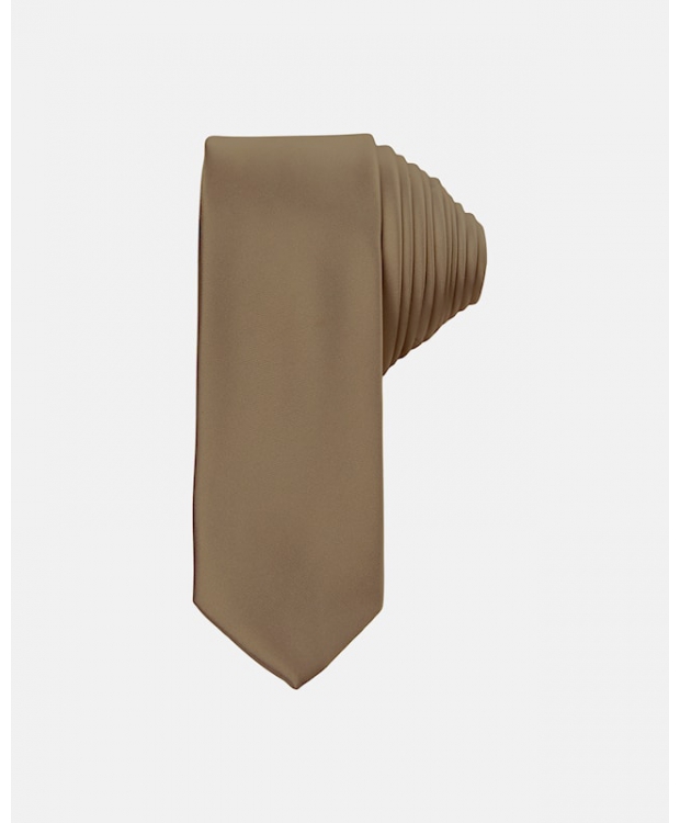 Connexion Tie slips 5cm i brun til herre billede 1