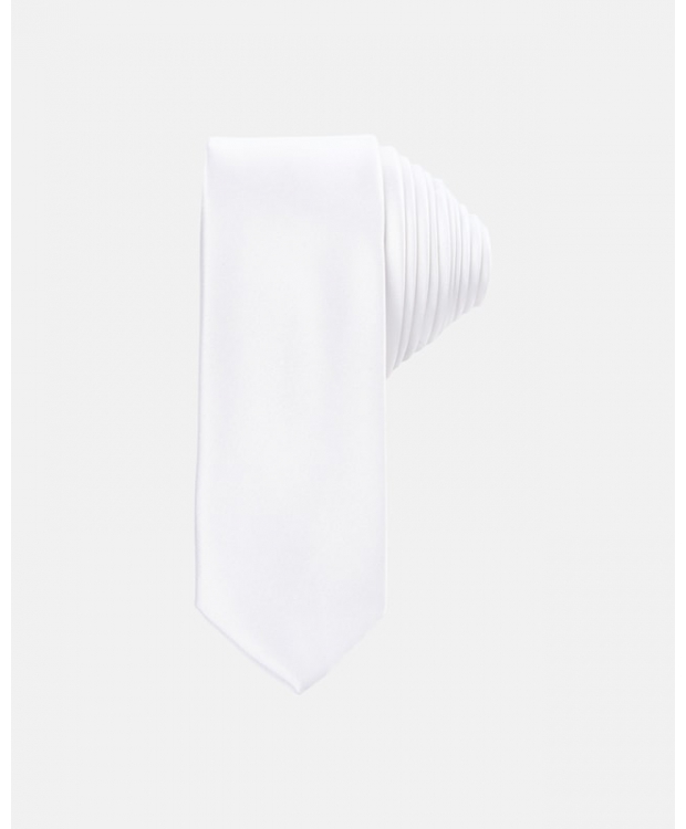 Connexion Tie slips 5cm i hvid til herre billede 1