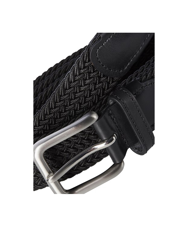 Jack & Jones polyester bælte i sort til herre billede 4
