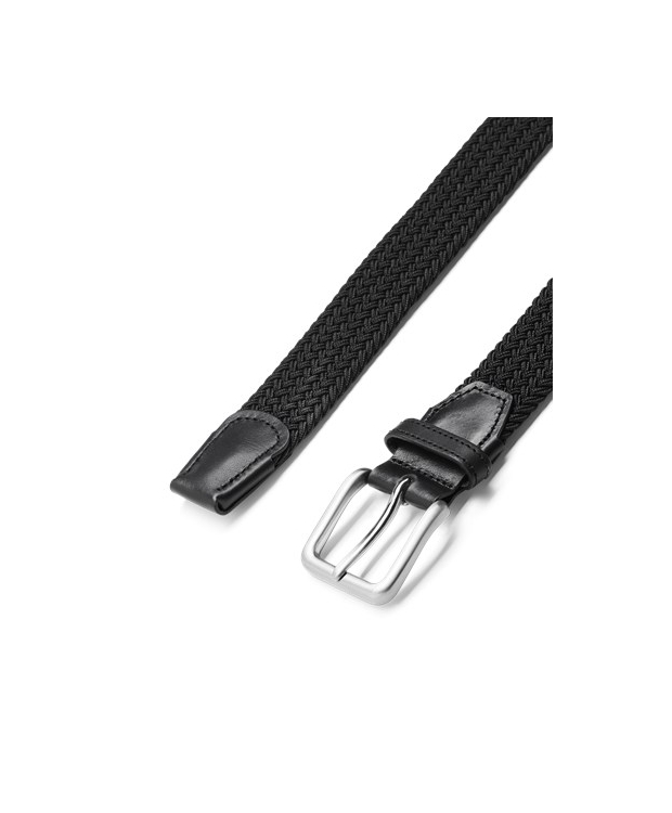 Jack & Jones polyester bælte i sort til herre billede 5