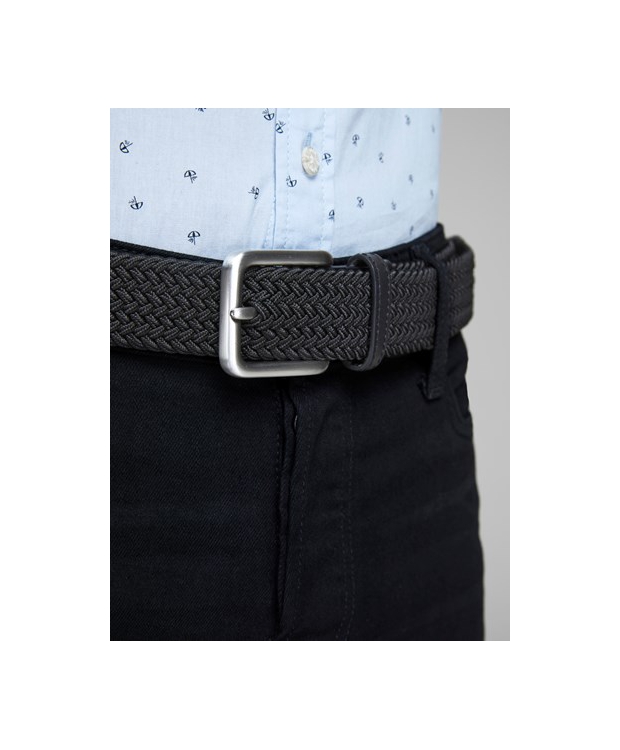 Jack & Jones polyester bælte i sort til herre billede 6
