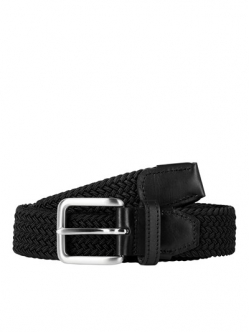 Jack & Jones polyester bælte i sort til herre